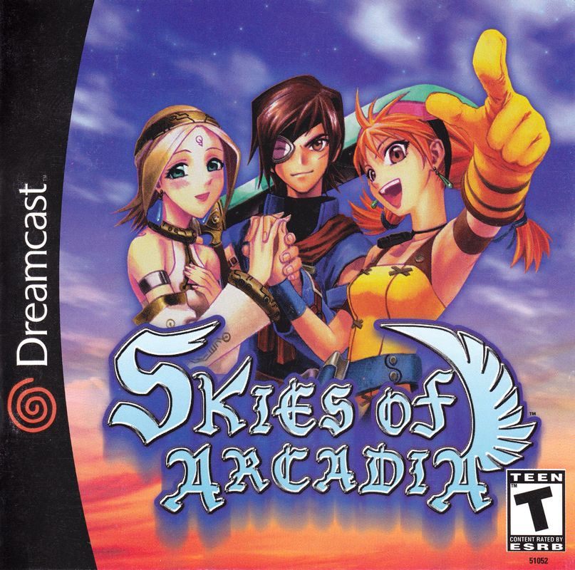 Skies of Arcadia box art for Sega Dreamcast